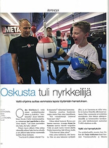 Kodin Pellervo 2/2017: "Oskusta tuli nyrkkeilijä"